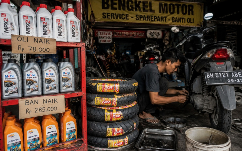 Ilustrasi bengkel