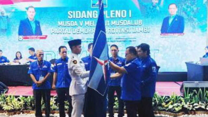 Fauzi Ansori terpilih sebagai Ketua DPD Partai Demokrat Provinsi Jambi untuk masa bakti 2026–2031. 