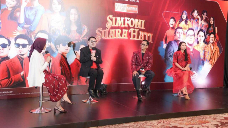 Persiapan Konser Kejar Mimpi untuk Indonesia CIMB Niaga, guna mengapresiasi nasabah dan seniman musik tanah air