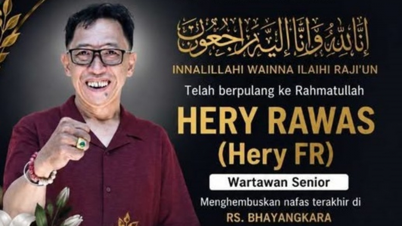 Mantan Sekjen PWI Jambi Hery Rawas meninggal dunia