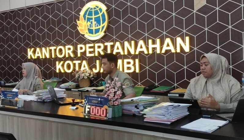 Layanan pertanahan di Kantor Pertanahan Kota Jambi