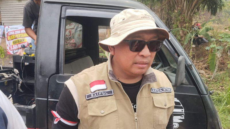 Saiful, Ketua RT 08 Kelurahan Kenali Asam Bawah